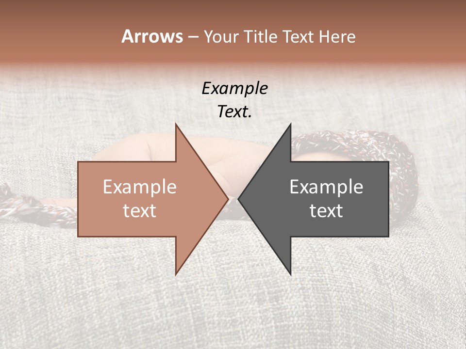 Childhood Crochet Skin PowerPoint Template
