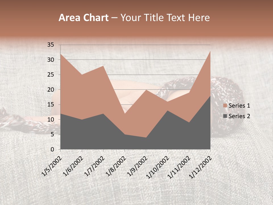 Childhood Crochet Skin PowerPoint Template