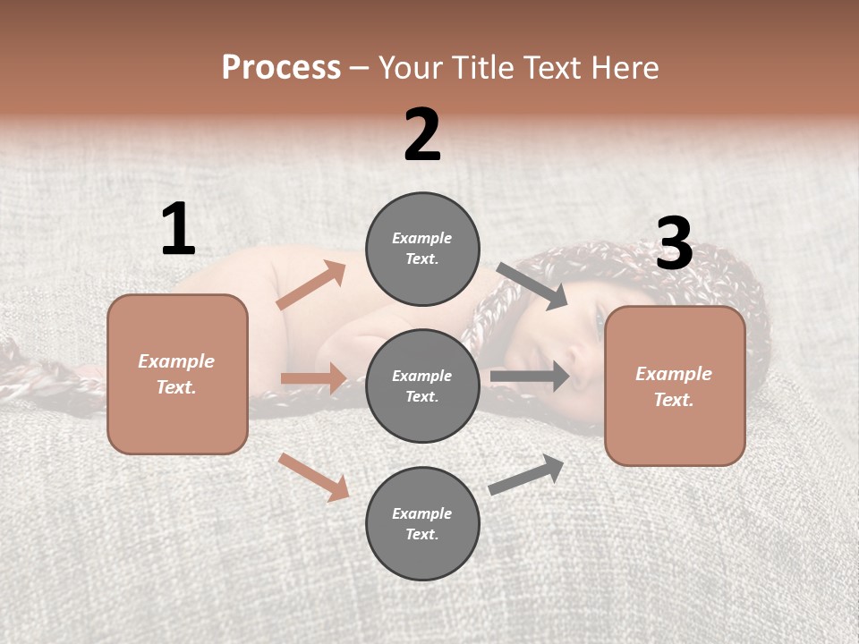 Childhood Crochet Skin PowerPoint Template
