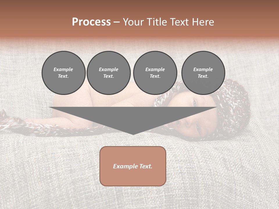Childhood Crochet Skin PowerPoint Template