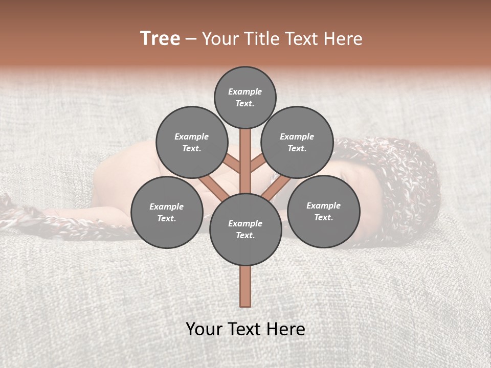 Childhood Crochet Skin PowerPoint Template