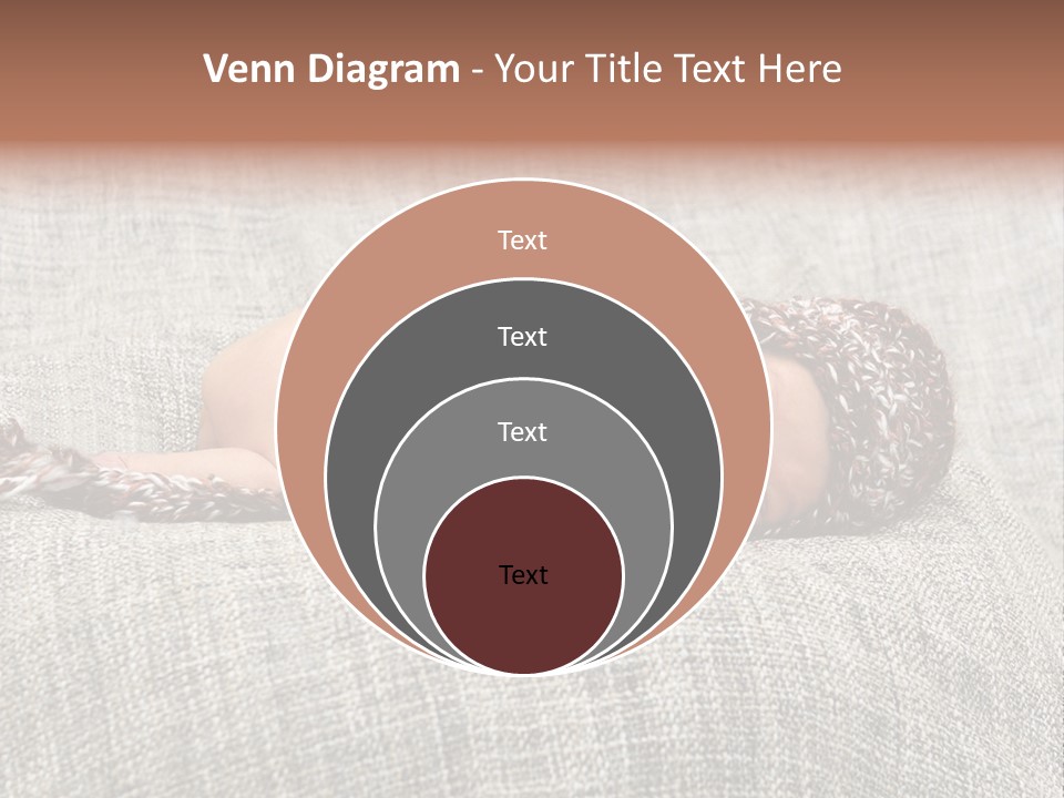 Childhood Crochet Skin PowerPoint Template