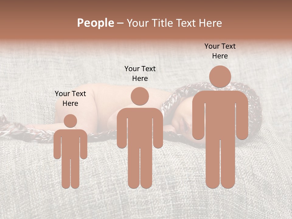 Childhood Crochet Skin PowerPoint Template