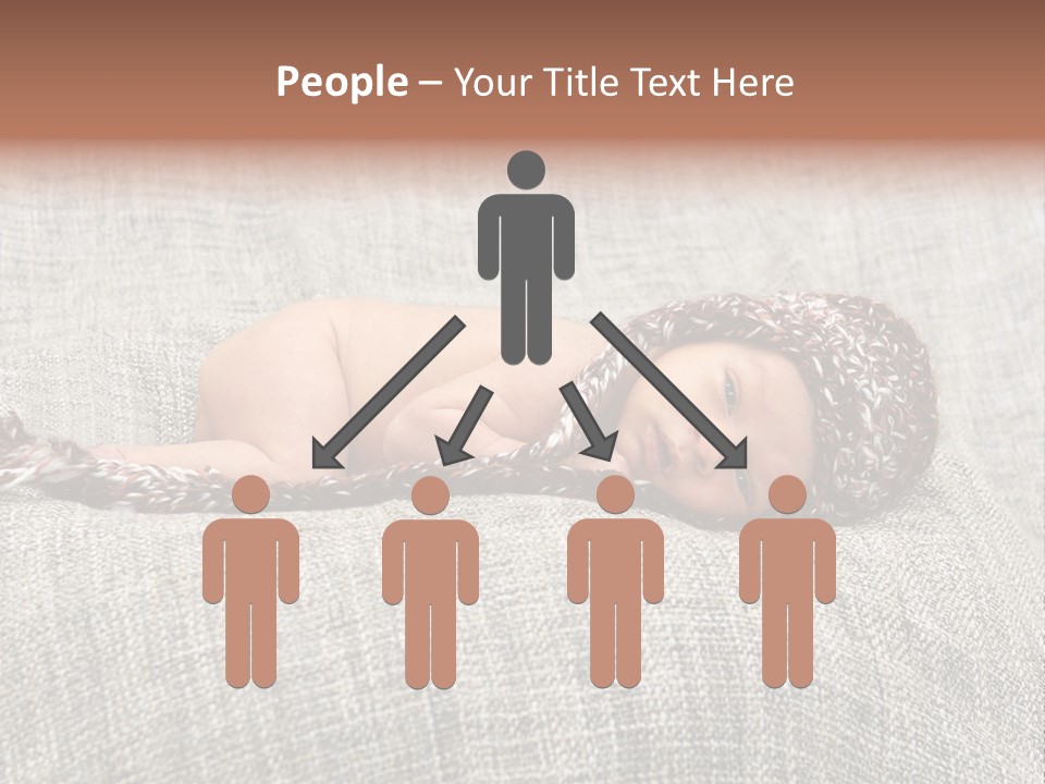 Childhood Crochet Skin PowerPoint Template