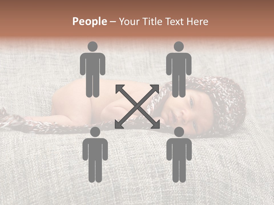 Childhood Crochet Skin PowerPoint Template