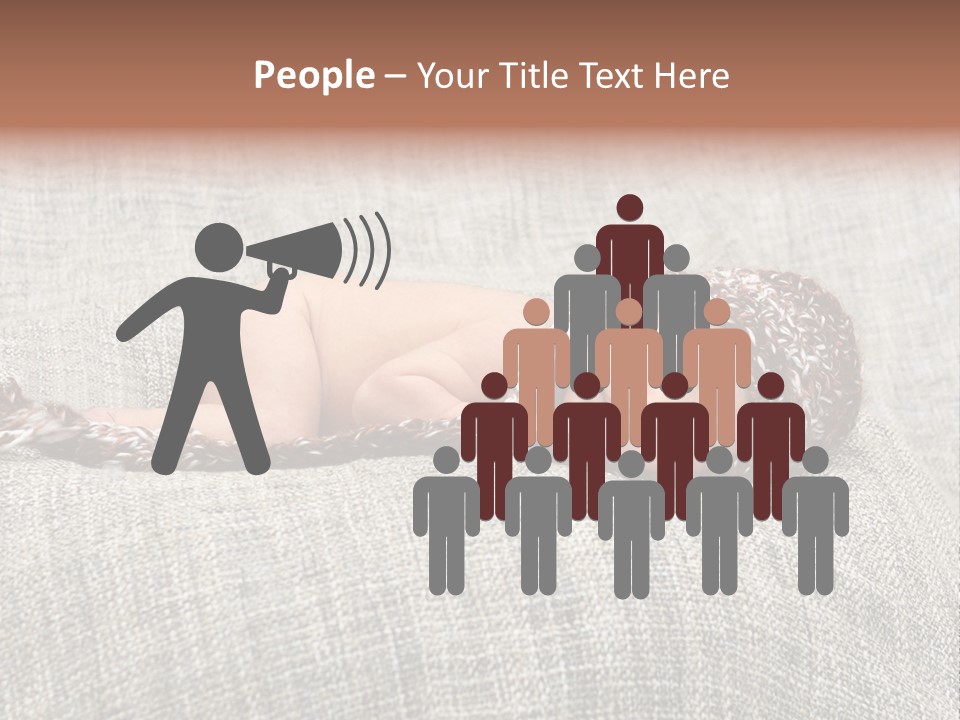 Childhood Crochet Skin PowerPoint Template