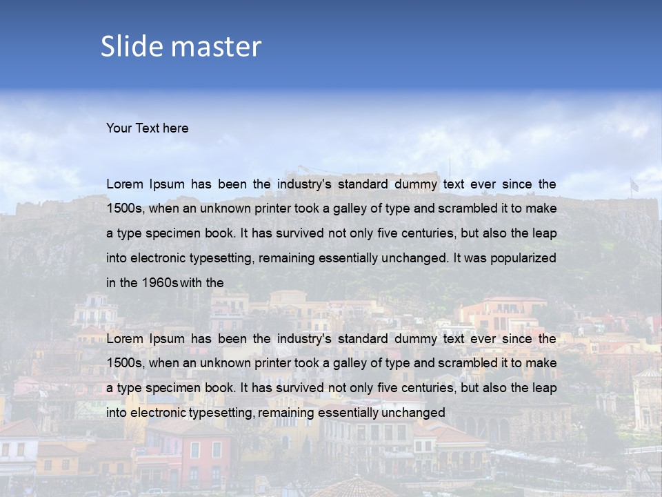 Architecture Mood Famous PowerPoint Template