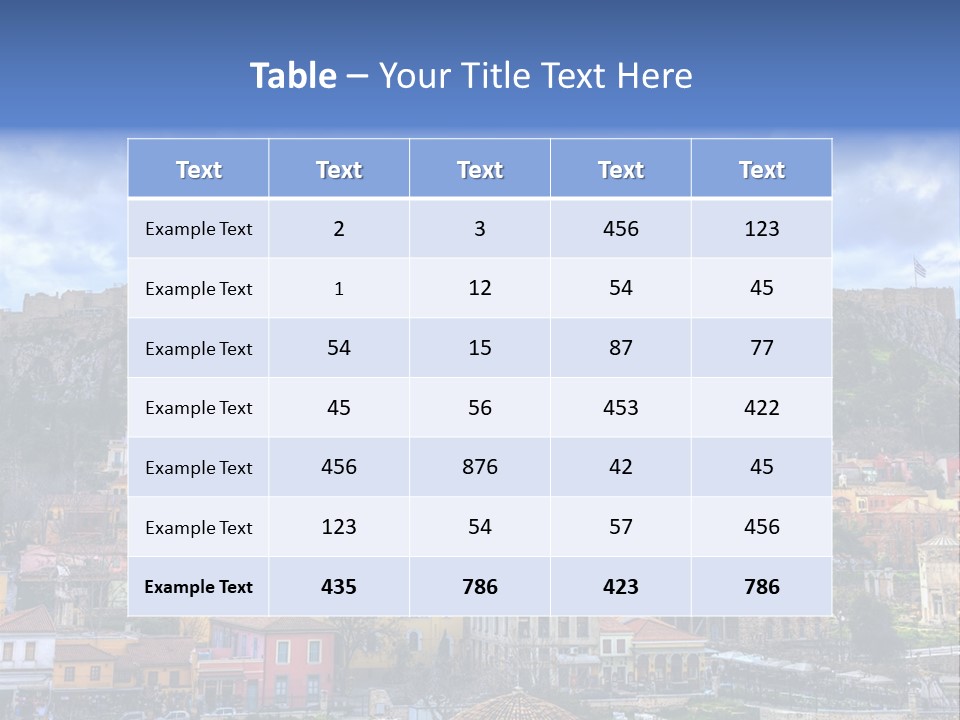 Architecture Mood Famous PowerPoint Template