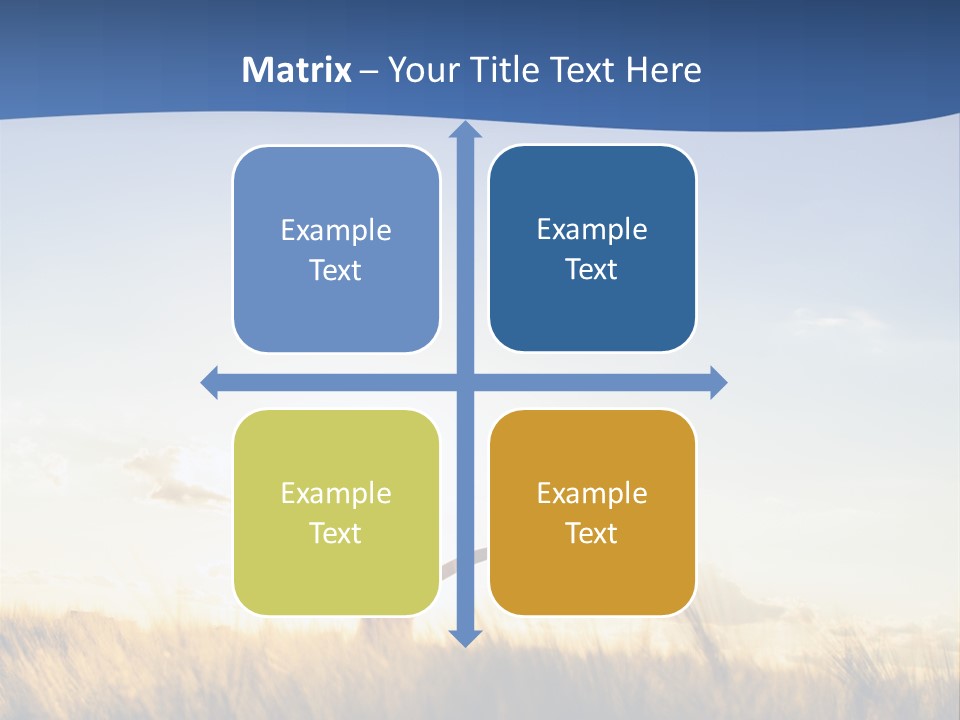 Sunrise Sun Colors PowerPoint Template