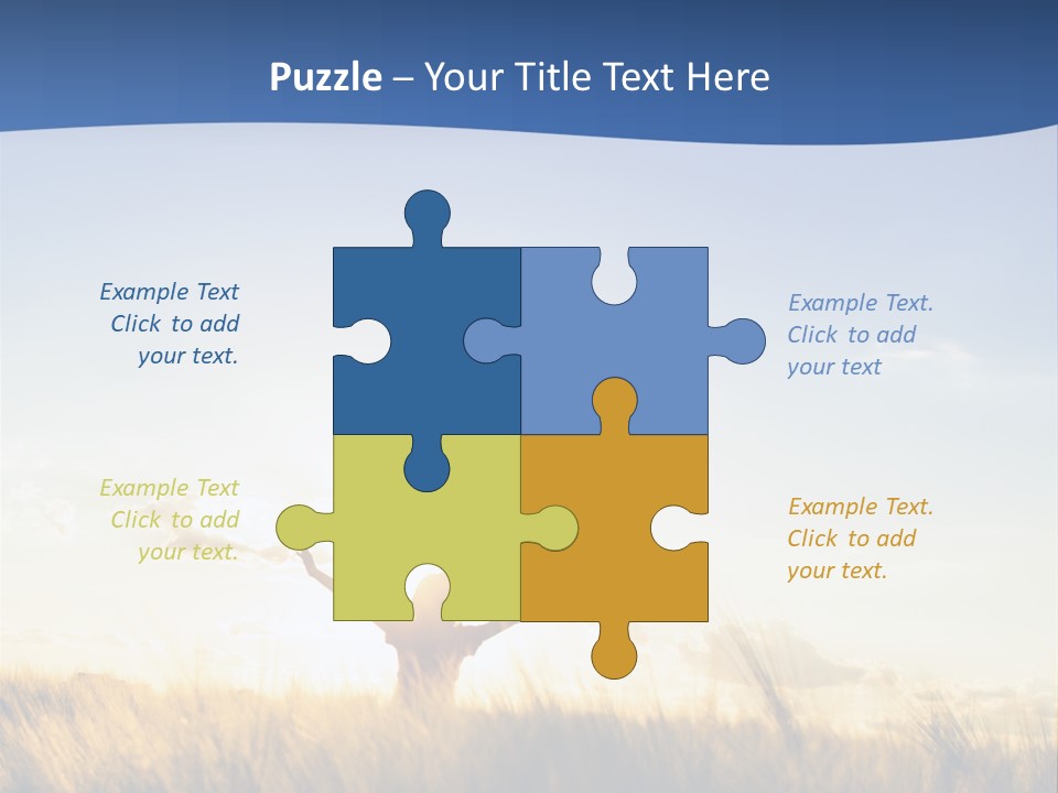 Sunrise Sun Colors PowerPoint Template