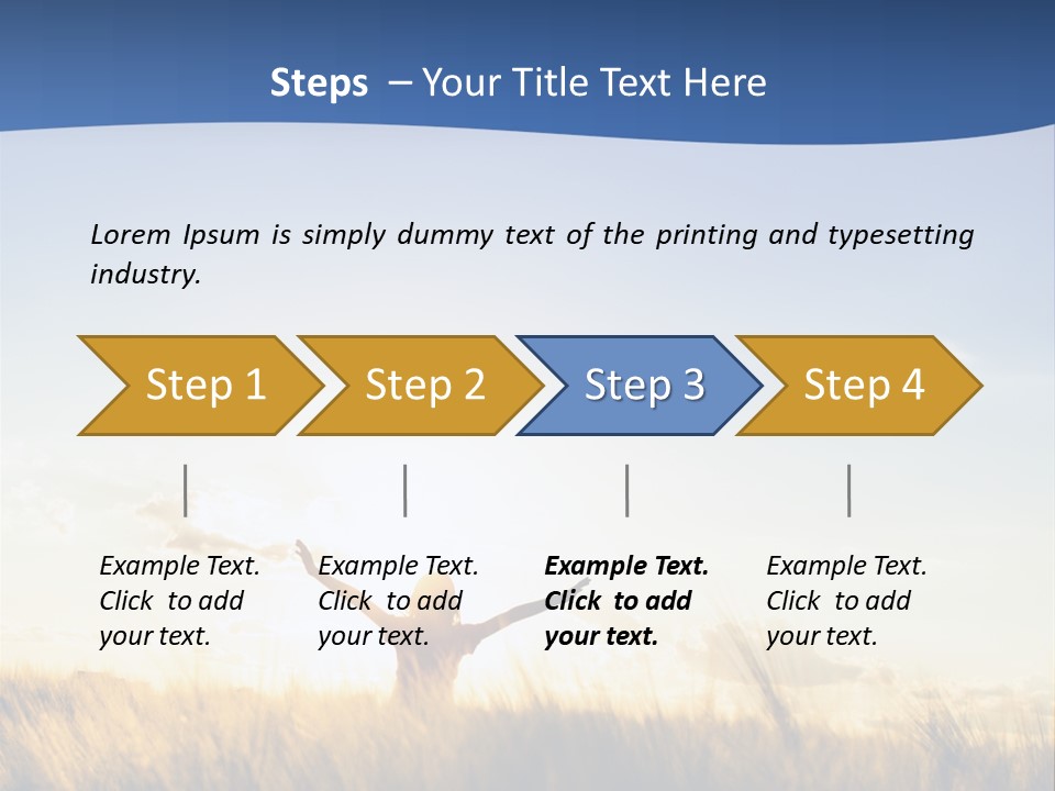Sunrise Sun Colors PowerPoint Template