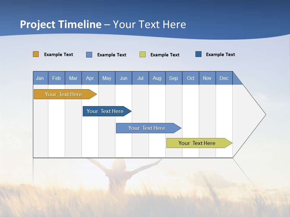Sunrise Sun Colors PowerPoint Template