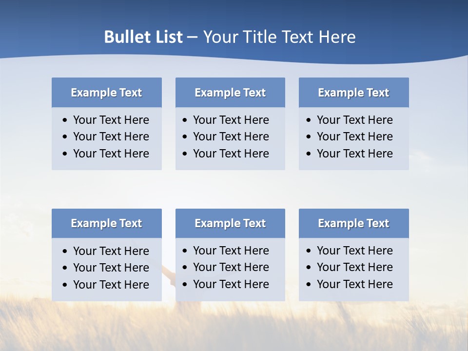 Sunrise Sun Colors PowerPoint Template