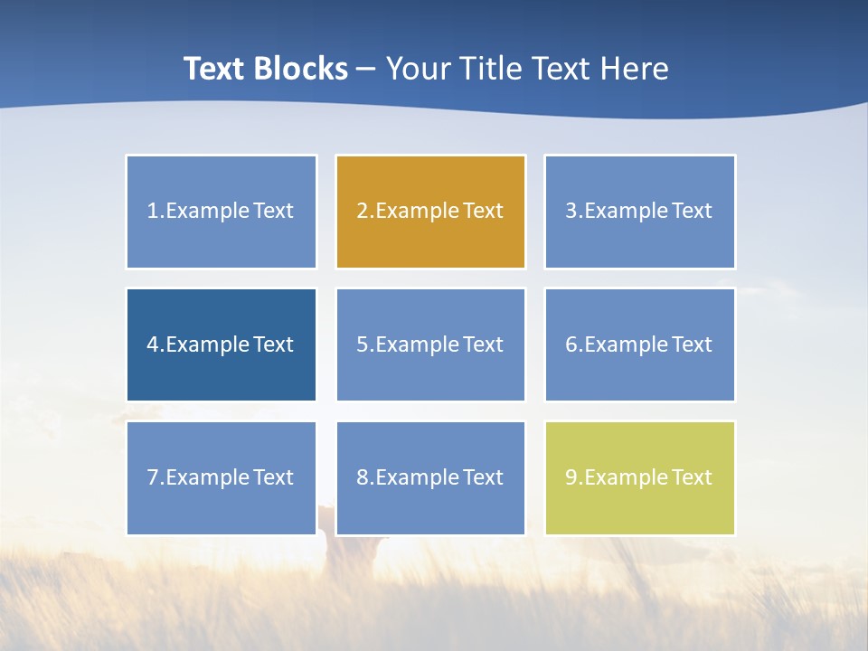 Sunrise Sun Colors PowerPoint Template