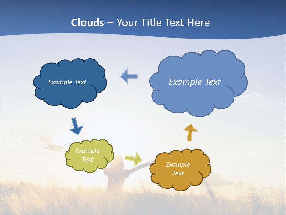 Sunrise Sun Colors PowerPoint Template