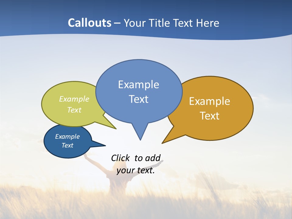 Sunrise Sun Colors PowerPoint Template