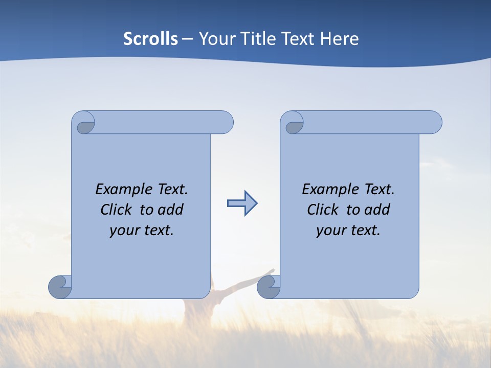 Sunrise Sun Colors PowerPoint Template