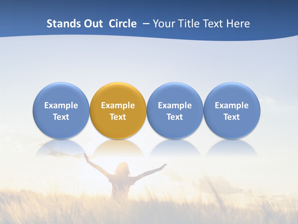 Sunrise Sun Colors PowerPoint Template