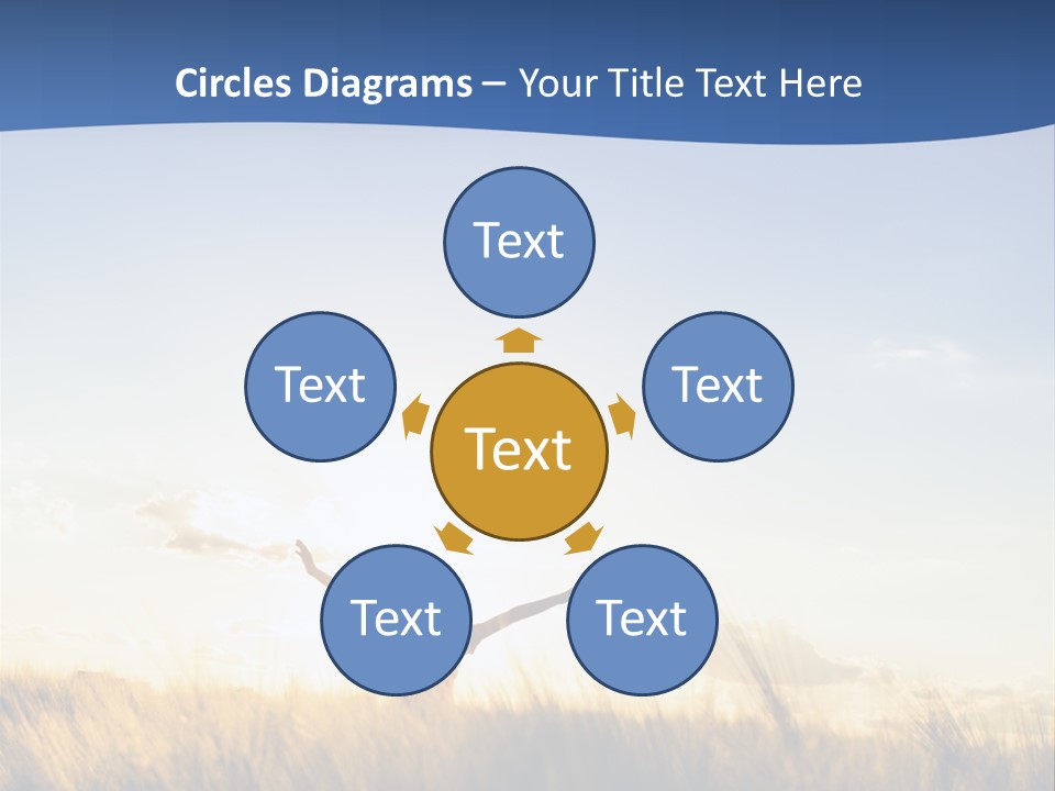 Sunrise Sun Colors PowerPoint Template
