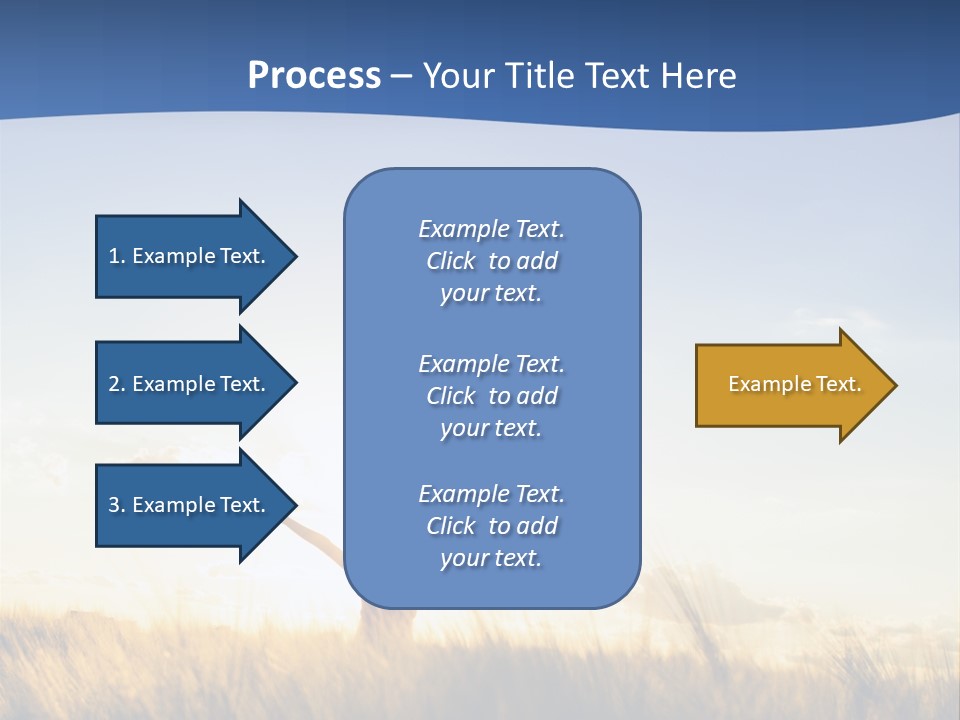 Sunrise Sun Colors PowerPoint Template