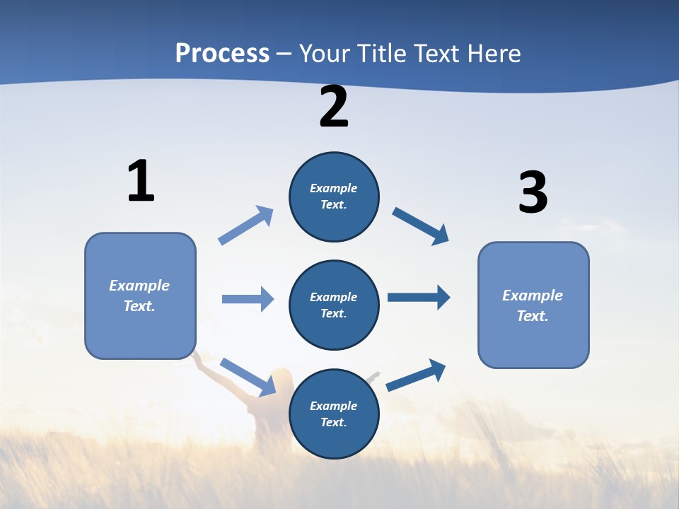 Sunrise Sun Colors PowerPoint Template