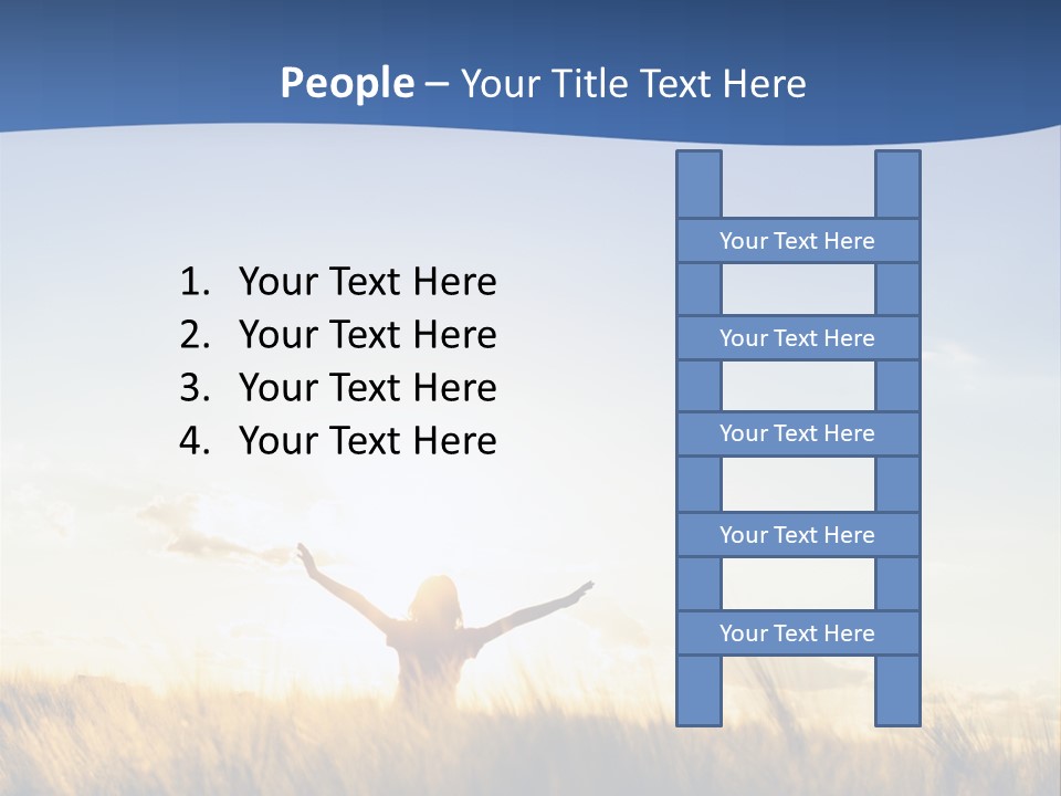 Sunrise Sun Colors PowerPoint Template