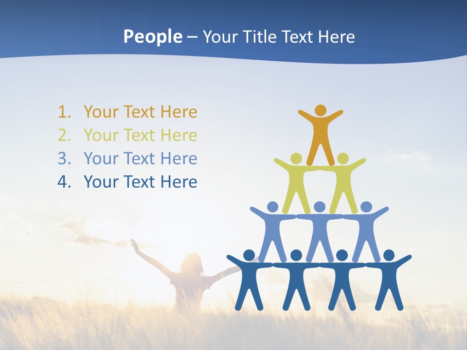 Sunrise Sun Colors PowerPoint Template