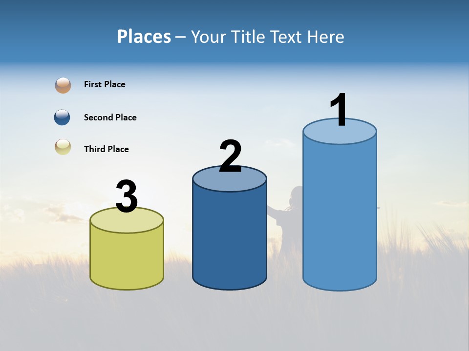 Human Sunset Caucasian PowerPoint Template