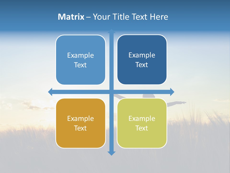 Human Sunset Caucasian PowerPoint Template