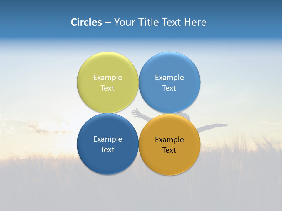 Human Sunset Caucasian PowerPoint Template