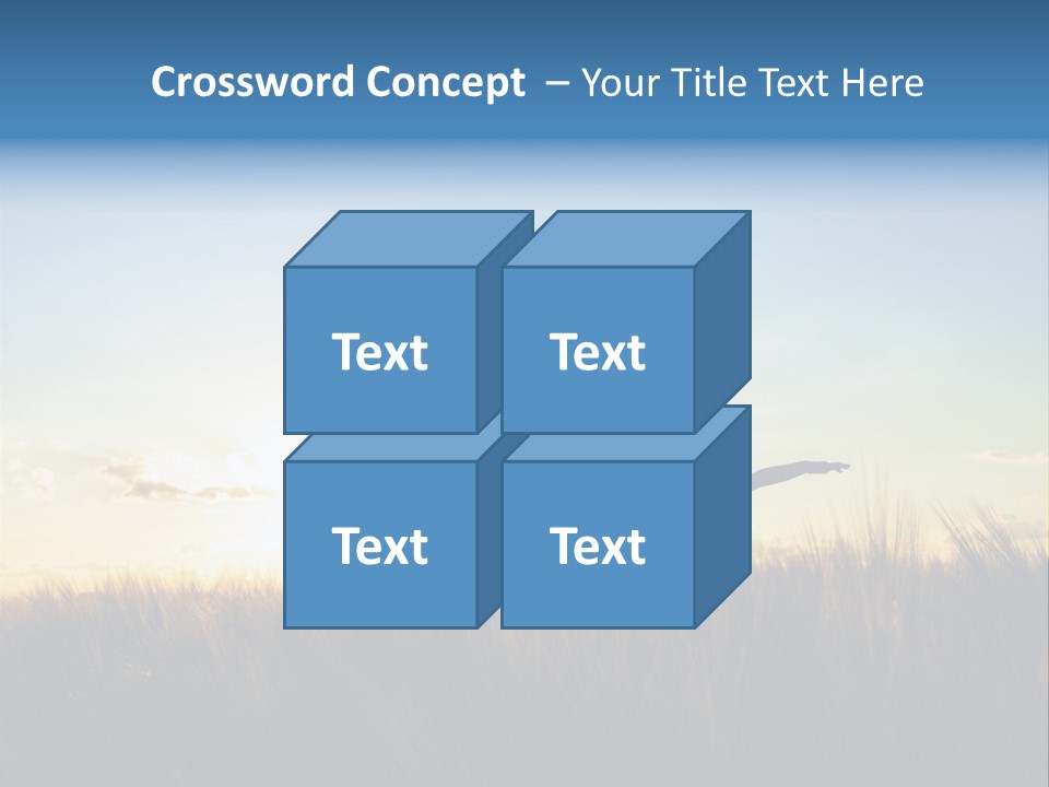 Human Sunset Caucasian PowerPoint Template