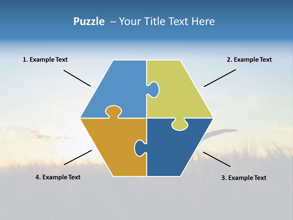 Human Sunset Caucasian PowerPoint Template