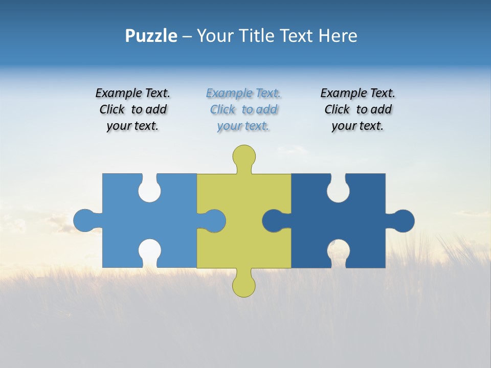 Human Sunset Caucasian PowerPoint Template