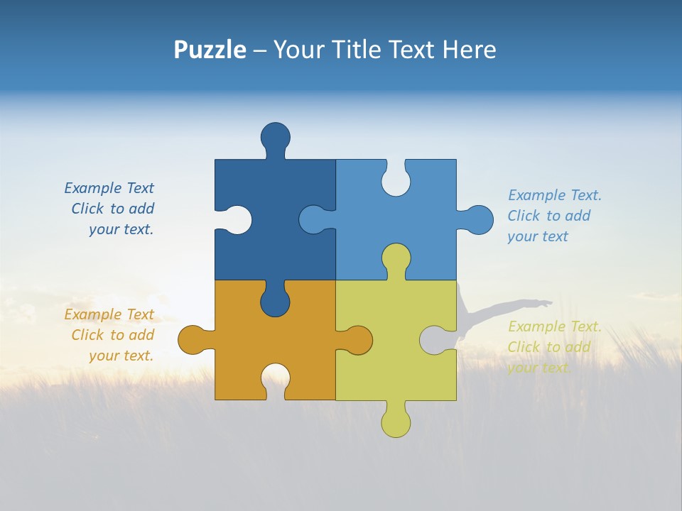 Human Sunset Caucasian PowerPoint Template