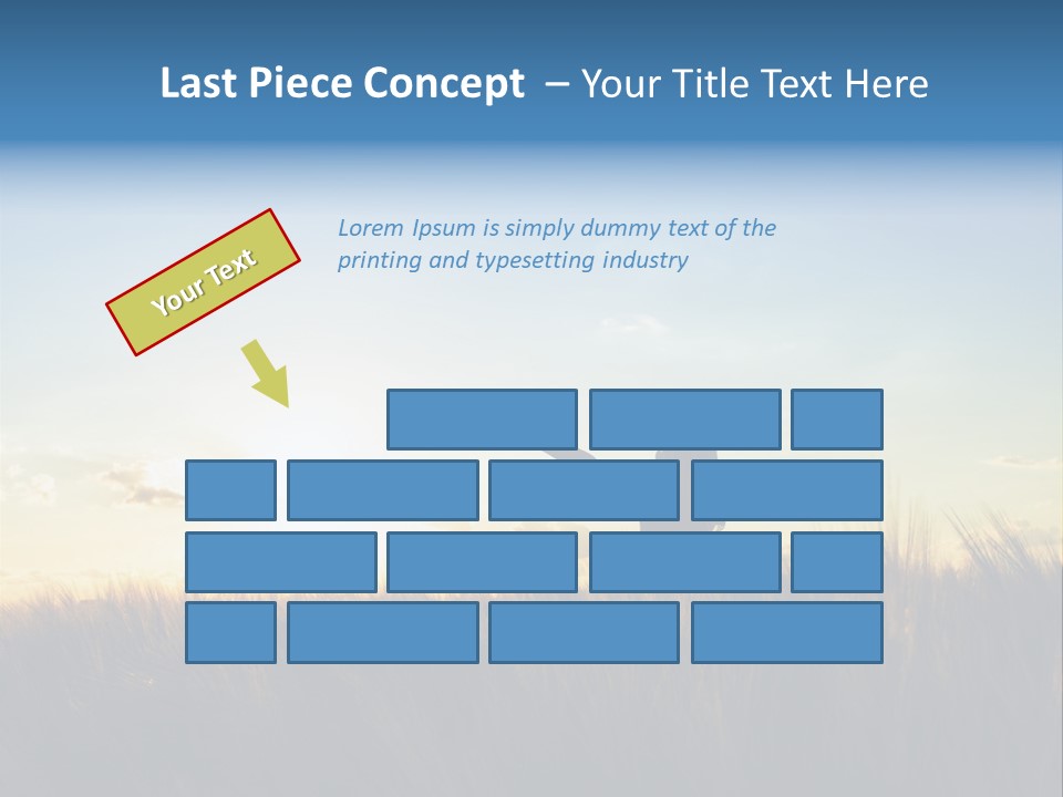 Human Sunset Caucasian PowerPoint Template