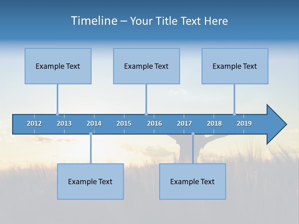 Human Sunset Caucasian PowerPoint Template