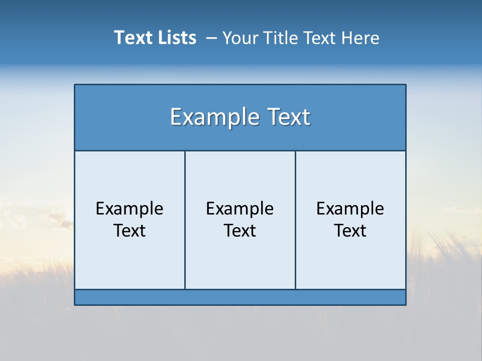 Human Sunset Caucasian PowerPoint Template