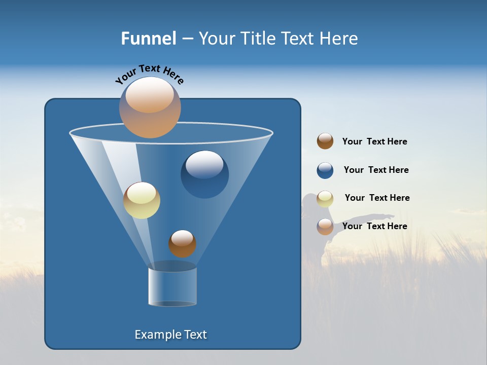 Human Sunset Caucasian PowerPoint Template