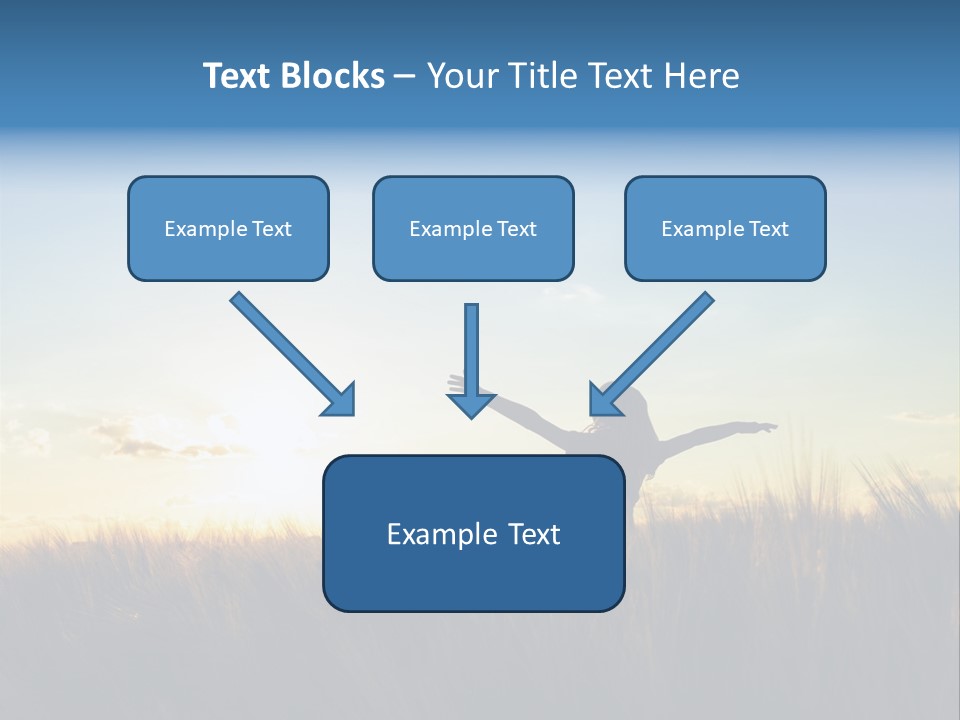 Human Sunset Caucasian PowerPoint Template