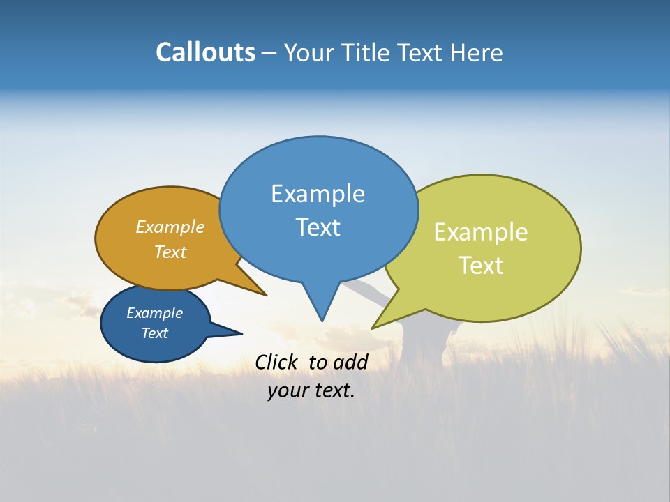Human Sunset Caucasian PowerPoint Template