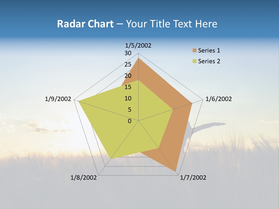 Human Sunset Caucasian PowerPoint Template