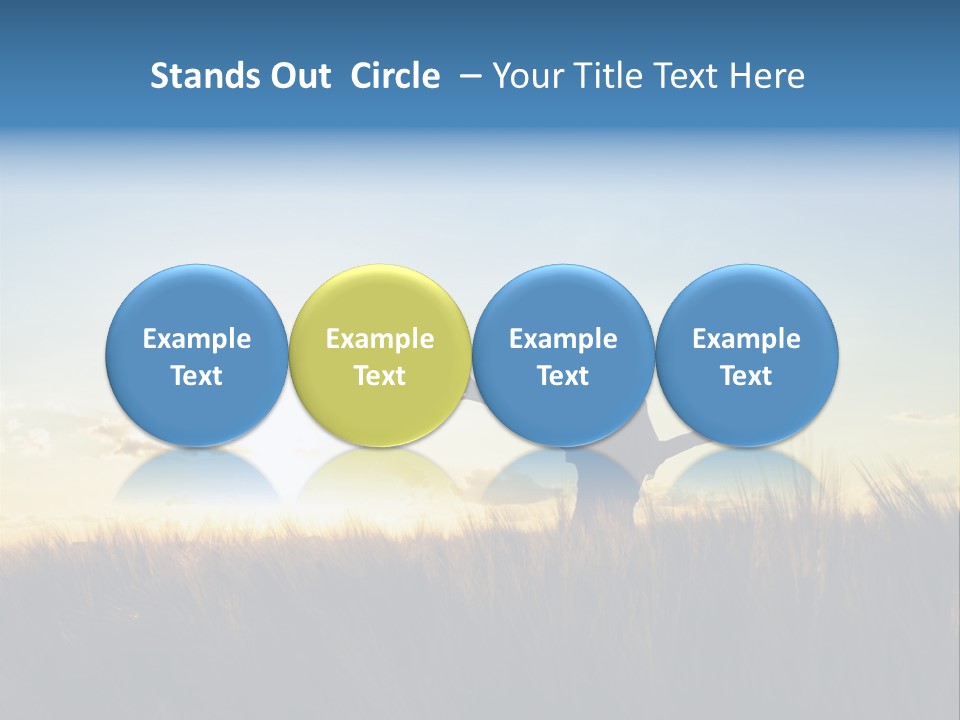 Human Sunset Caucasian PowerPoint Template