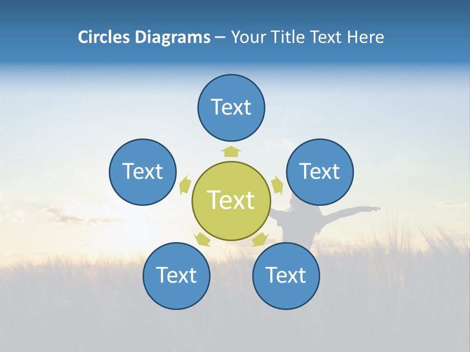 Human Sunset Caucasian PowerPoint Template
