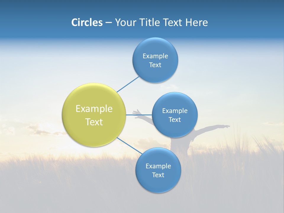 Human Sunset Caucasian PowerPoint Template