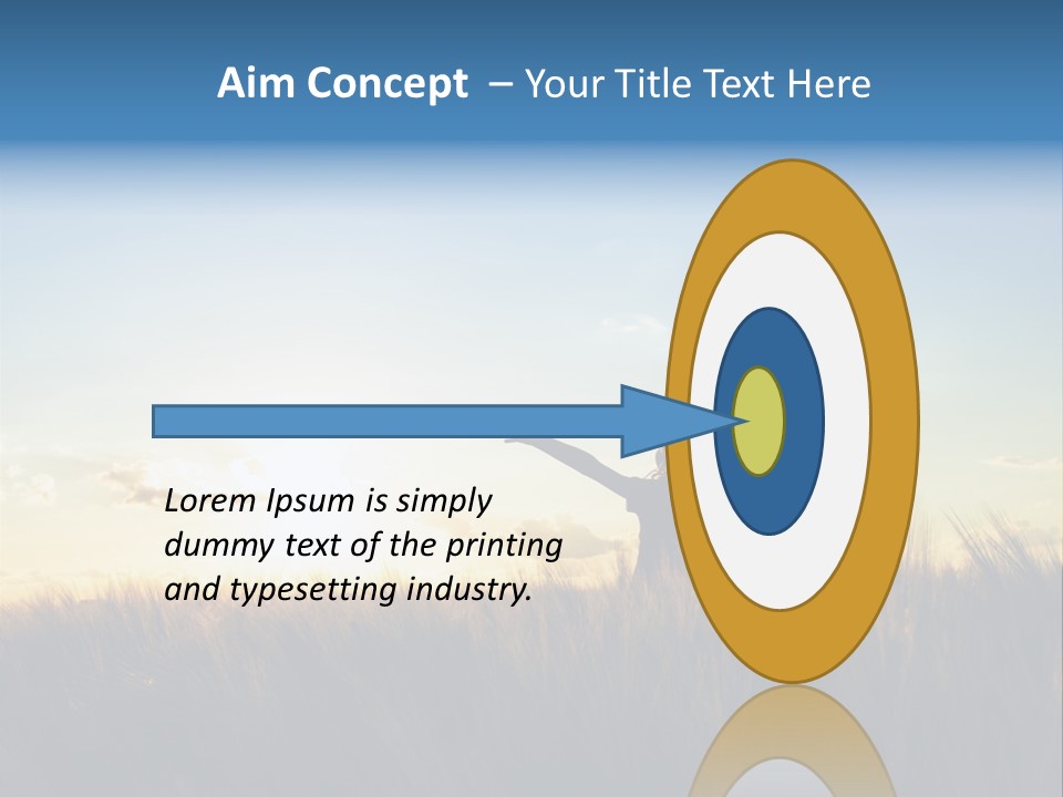 Human Sunset Caucasian PowerPoint Template