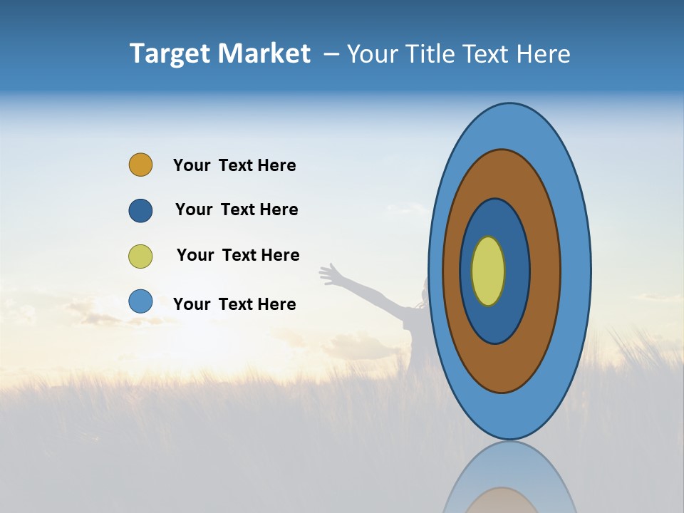 Human Sunset Caucasian PowerPoint Template