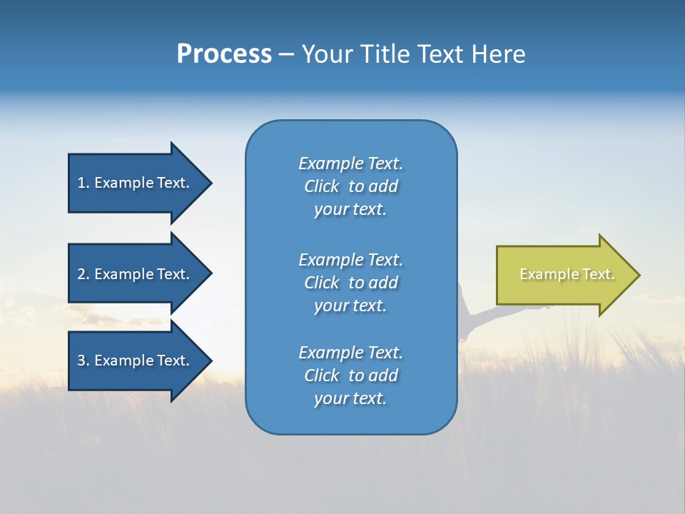 Human Sunset Caucasian PowerPoint Template