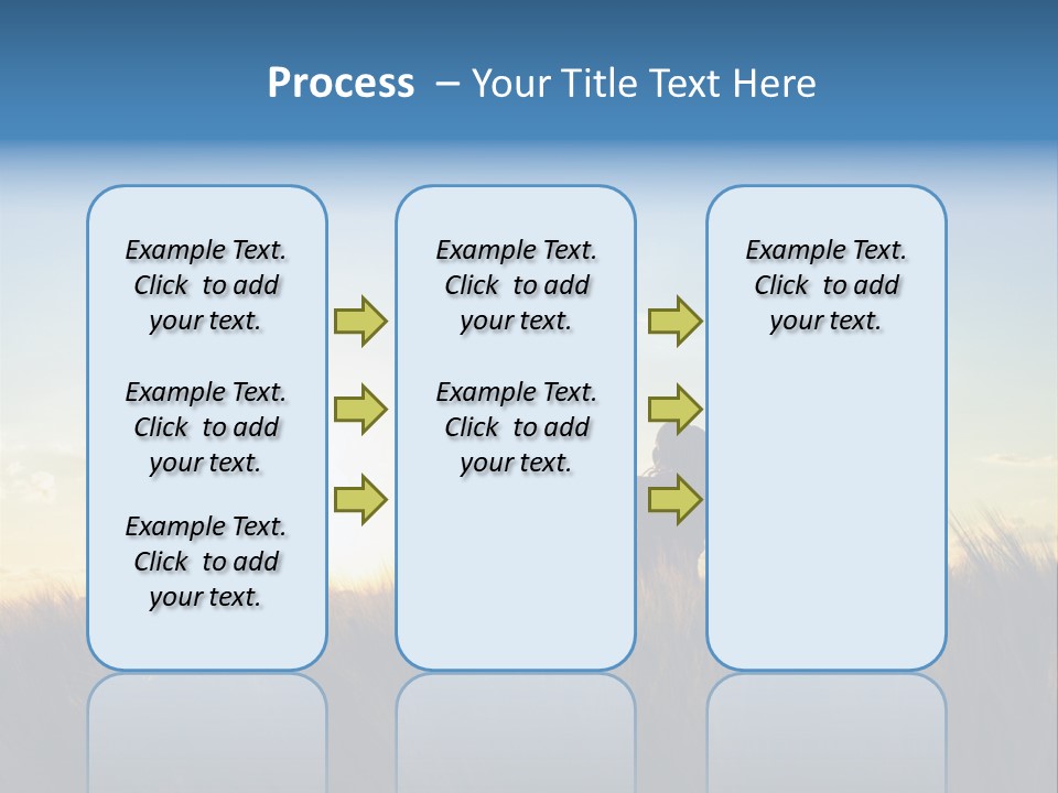 Human Sunset Caucasian PowerPoint Template