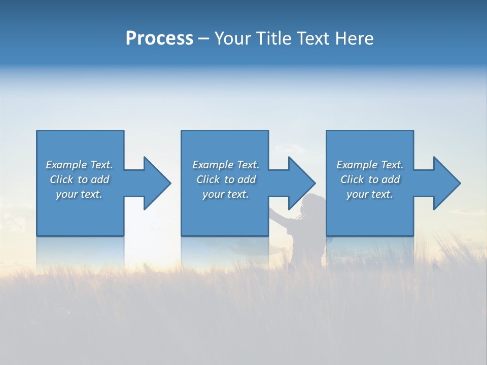 Human Sunset Caucasian PowerPoint Template