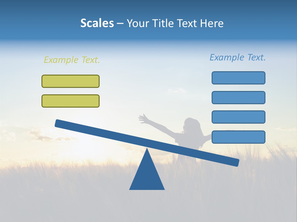 Human Sunset Caucasian PowerPoint Template